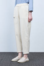 Bonispax Women's Button-Detail Seamed Baggy Pants B2G15WSL200 — original supplier image 5485-gallery-02