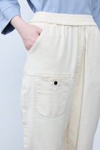 Bonispax Women's Button-Detail Seamed Baggy Pants B2G15WSL200 — original supplier image 5485-gallery-05