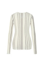 Bonispax Women's Vertical-Stripe Ribbed Cardigan B1G15KCD030 — 5492-gallery-08