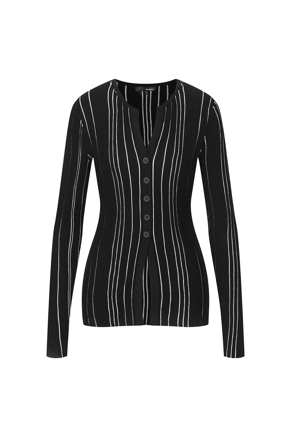 Bonispax Women's Vertical-Stripe Ribbed Cardigan B1G15KCD030 — 5492-gallery-09