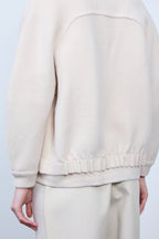 Bonispax Women's High-Neck Eyelash-Knit Zip Cardigan B1G15KCD040 — original supplier image 5493-gallery-06