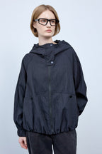 Bonispax Women's High-Neck Textured Hooded Jacket B1G15WJP060 — 5512-gallery-02
