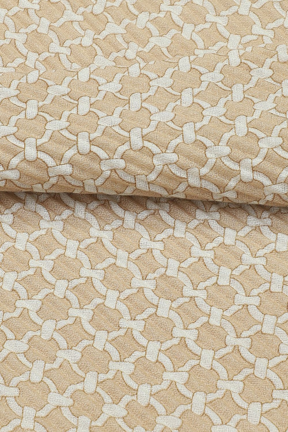 BONISPAX Circle-Print Pleated Scarf B1G17AMF020 — original supplier image 5522-gallery-05