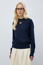 Reete Women's Basic Logo Long-Sleeve Knit Sweater U1F12KPO060 — 5633-gallery-02