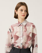 the renoma Women's Color-Button Printed Blouse R2F31WBL040 — 592-gallery-00