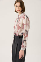 the renoma Women's Color-Button Printed Blouse R2F31WBL040 — 592-gallery-03