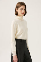the renoma Pleated High-Neck Cotton-Blend Top R2F32JTS020 — original supplier image 725-gallery-03