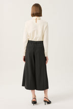 the renoma Pleated High-Neck Cotton-Blend Top R2F32JTS020 — original supplier image 725-gallery-06