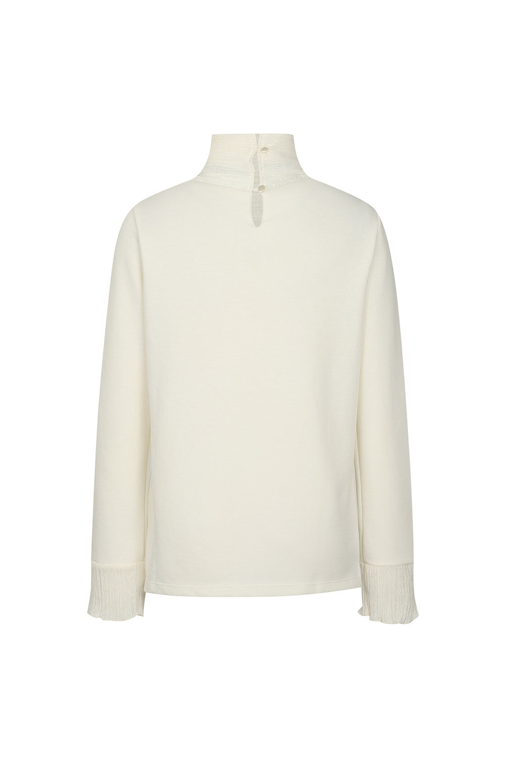 the renoma Pleated High-Neck Cotton-Blend Top R2F32JTS020 — original supplier image 725-gallery-08