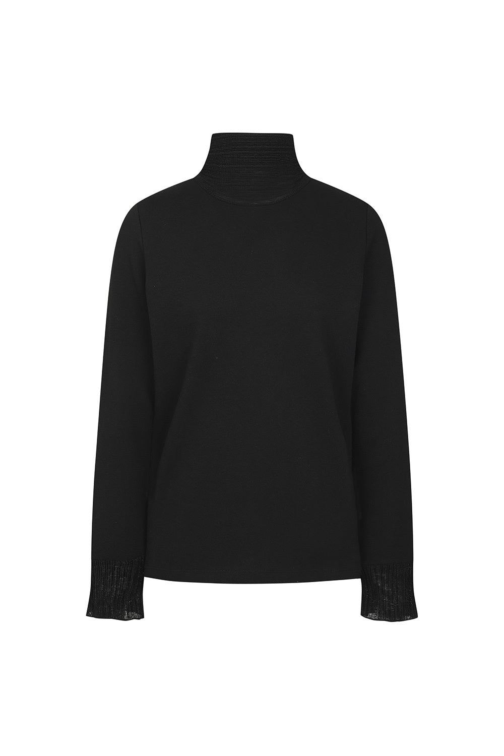 the renoma Pleated High-Neck Cotton-Blend Top R2F32JTS020 — original supplier image 725-gallery-09