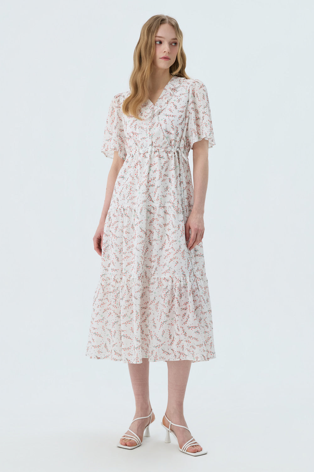 Reete Floral Chiffon Long Dress U1F22WOP100 — original supplier image 7425-gallery-04