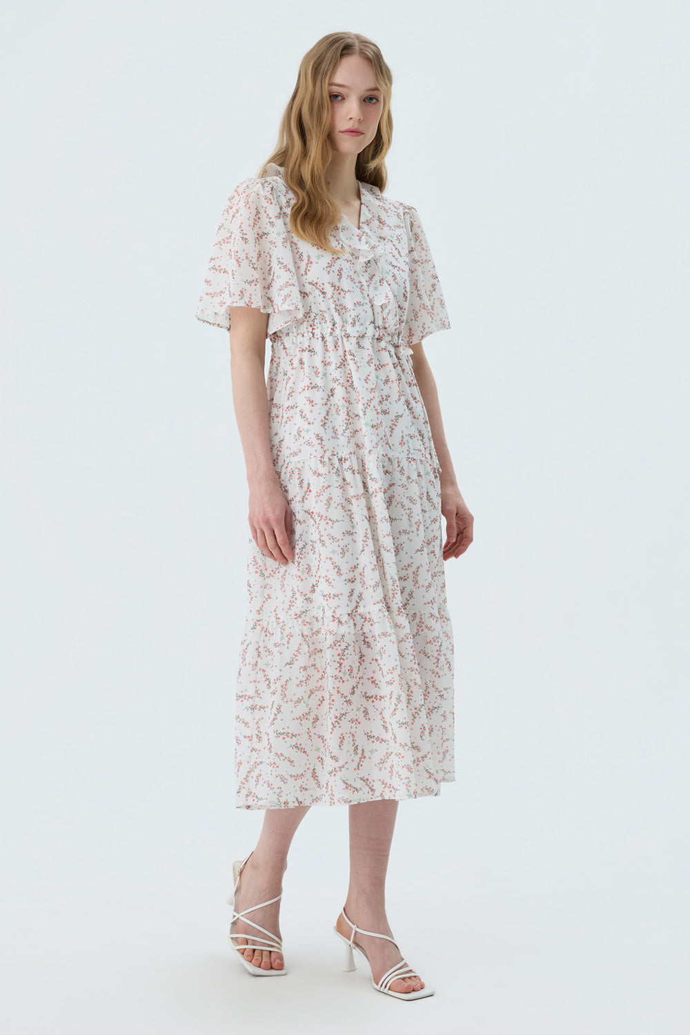 Reete Floral Chiffon Long Dress U1F22WOP100 — original supplier image 7425-gallery-07