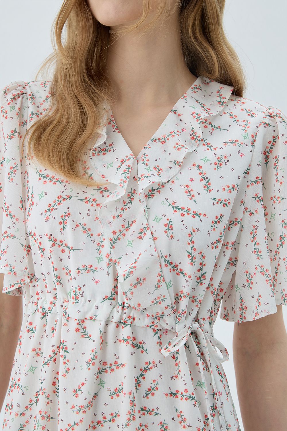 Reete Floral Chiffon Long Dress U1F22WOP100 — original supplier image 7425-gallery-09
