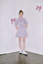 Reete Belted Collared Denim Dress U1F22DOP010 — original supplier image 7426-gallery-06