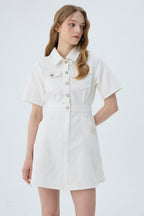 Reete Belted Collared Denim Dress U1F22DOP010 — original supplier image 7426-gallery-08