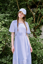 Reete Ruffle-Hem Sheer-Pattern Dress U1F22WOP090 — original supplier image 7427-gallery-06