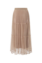 LESHOP BLANC Women's Elastic-Waist Pleated Tiered Long Skirt L2G35WSK030 — 820-gallery-08