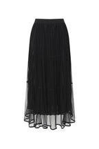 LESHOP BLANC Women's Elastic-Waist Pleated Tiered Long Skirt L2G35WSK030 — 820-gallery-09