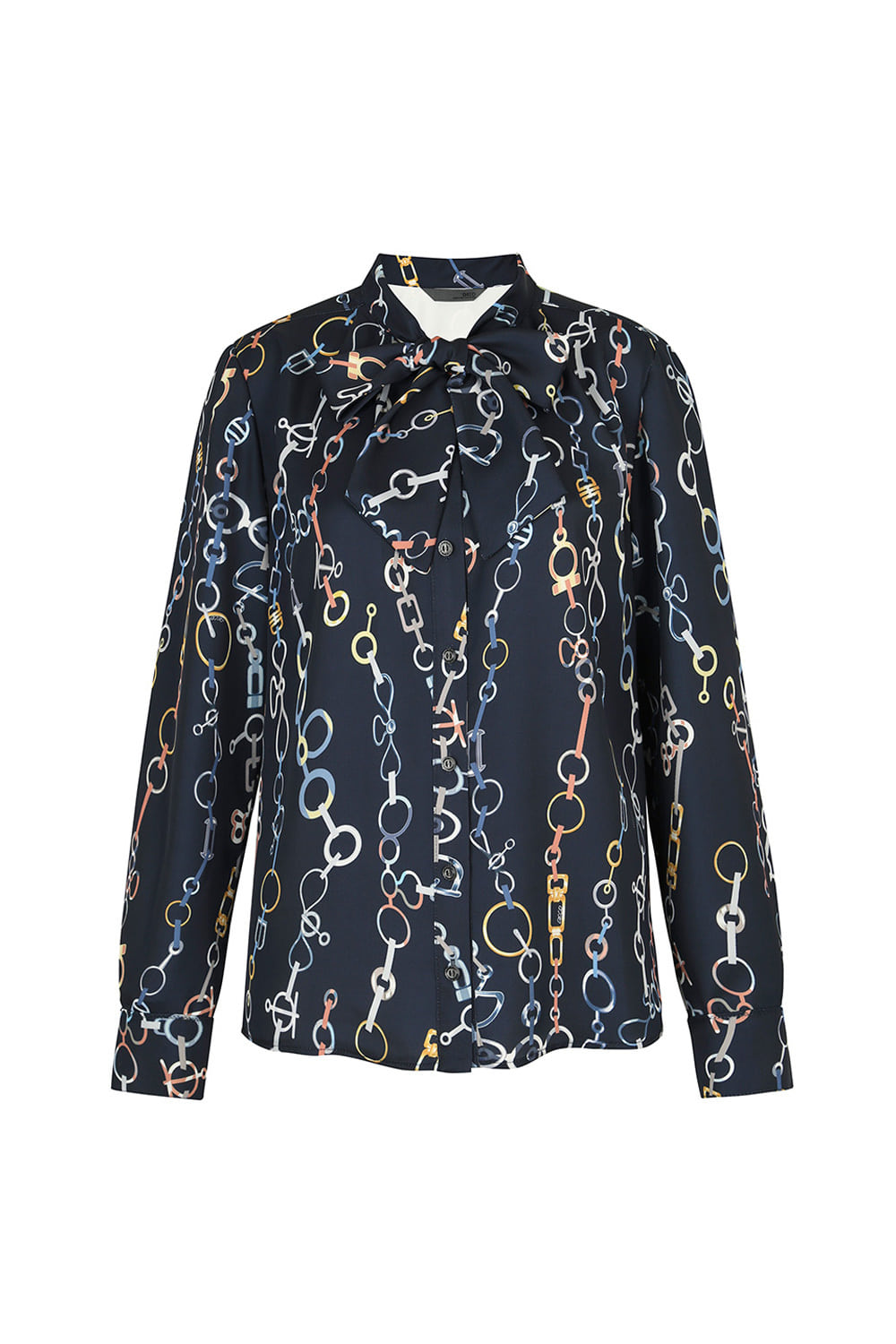 DECO Women's Ribbon-Tie Blouse DCBAD3703W — 929-gallery-07