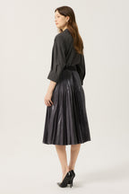DECO Women's Collared Pleated-Skirt Dress DCOWD3813W — 940-gallery-06