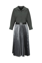 DECO Women's Collared Pleated-Skirt Dress DCOWD3813W — 940-gallery-07