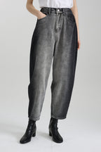 Bonispax Women's Gradient-Wash Black Baggy Jeans B1G35DSL020 — original supplier image 997-gallery-04