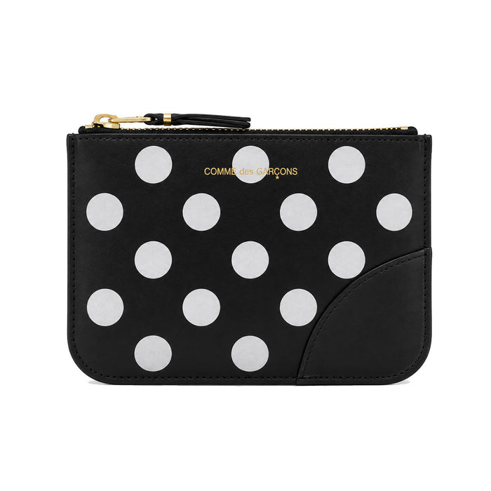 Comme des Garçons Polka Dot Leather Zip Wallet SA8100PD-1 – Black