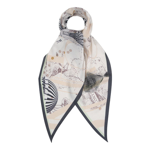 BESTI BELLI Air Balloon Print Diamond Scarf BJAFI2021 — unchanged original supplier image
